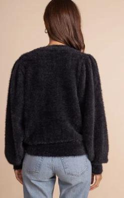 Women Dancing Leopard Bambino Cardigan In Black