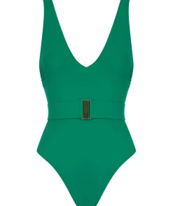 Women Dancing Leopard Halo Sa Caleta Swimsuit In Green