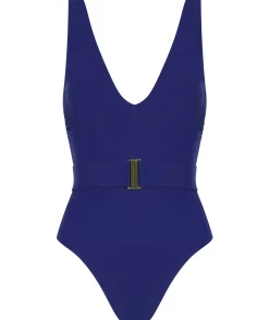 Women Dancing Leopard Halo Sa Caleta Swimsuit In Navy