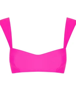 Women Dancing Leopard Halo Salinas Bikini Top In Pink