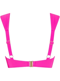 Women Dancing Leopard Halo Salinas Bikini Top In Pink