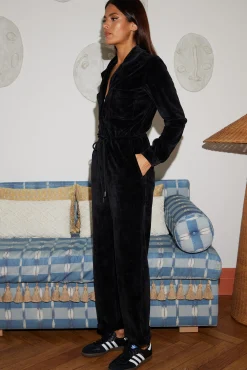 Women Dancing Leopard Katsumi Jumpsuit In Black