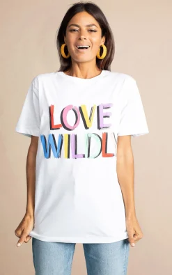Women Dancing Leopard Love Wildly Charity T-Shirt For Shelter