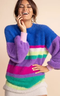 Women Dancing Leopard Maggie Jumper Dress In Stripe