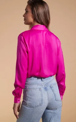 Women Dancing Leopard Nevada Shirt In Magenta