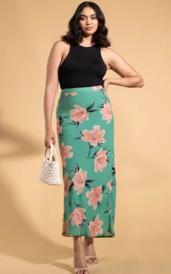Women Dancing Leopard Sophie Skirt In Sage Base Tulip