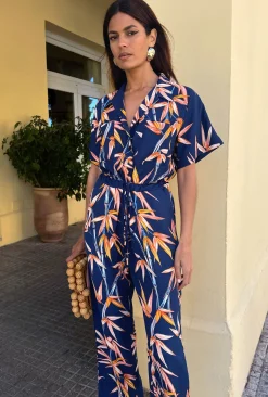 Women Dancing Leopard Zeta Jumpsuit In Bamboo